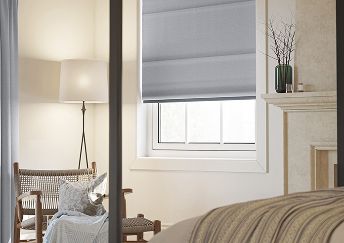 Carina, Cadet Blue - Roman Blind - Image 5